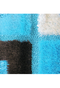 Logan Square Pattern Shaggy Rug