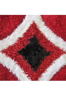 Logan Modern Red Shaggy Rug