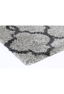 Lusso Trellis Moroccan Shaggy Rug