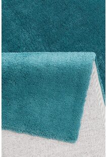 Levis Plain Green Shaggy Rug