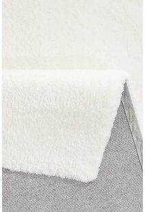 Levis Plain White Shaggy Rug