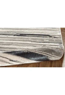 Mosaic Monotone Striped Rug