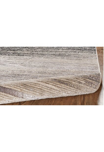 Mosaic Monotone Striped Rug