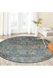 Melanie Blue Traditional Rug