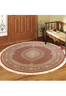Mona Red Oriental Fringed Rug