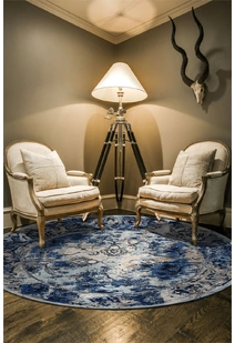 Large View Melissa Blue Transitional Rug