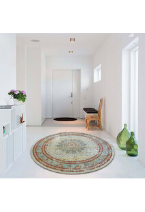 Messi Turquoise  Overdyed Rug