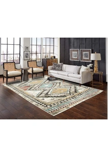 Mobi Geometric Tribal Rug