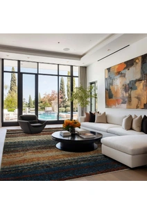 Mobi Multi Striped Rug