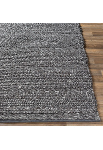 Mel Grey Braided Wool Rug