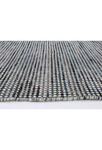 Natura Teal Wool Flatweave Rug