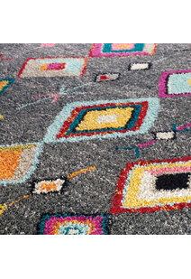 Nordic Moroccan Diamond Rug