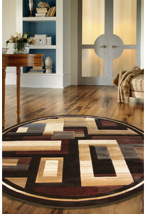 Panama Square Pattern Rug