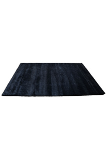Posh Modern Plain Black Rug
