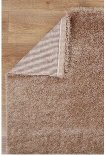 Palace Plain Beige Shaggy Rug