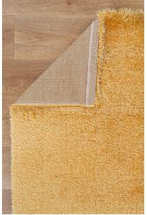 Palace Plain Yellow Shaggy Rug