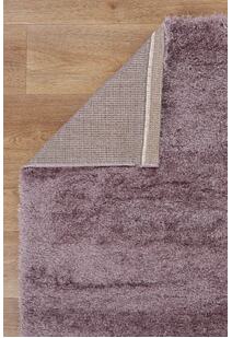 Palace Plain Purple Shaggy Rug