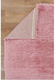 Palace Thick Plain Pink Shaggy Rug
