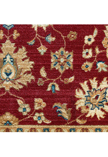 Parker Red Traditional Floral Rug