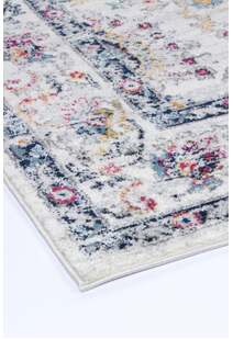 Peri Transitional Floral Border Rug