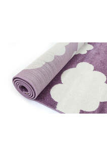 Petite Kids Purple Cloud Rug