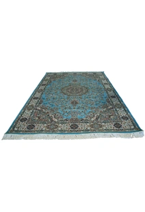 Parsa Blue Medallion Oriental Rug