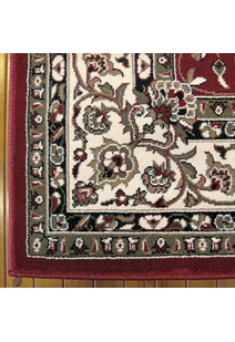 Preston Red Traditional Floral Rug