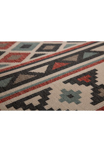 Pablo Geometric Flatweave Rug