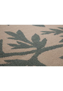 Pablo Leaf Pattern Flatweave Rug