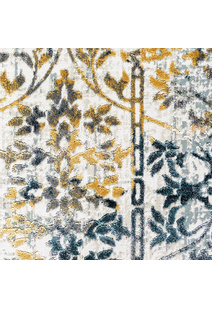 Saul Transitional Floral Trellis Rug