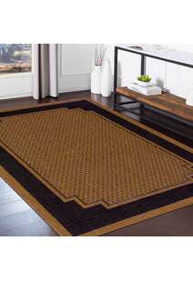Storm Flatweave Border Rug