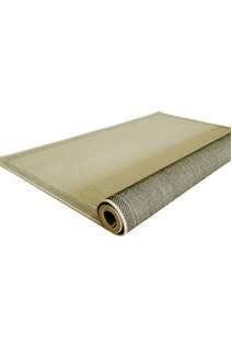 Storm Plain Flatweave Border Rug