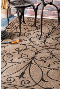 Subi Wrought Iron Flatweave Rug