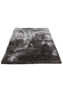 Vera Thick Plain Black Shaggy Rug
