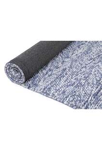 Zuri Blue Hand Loomed Wool Rug