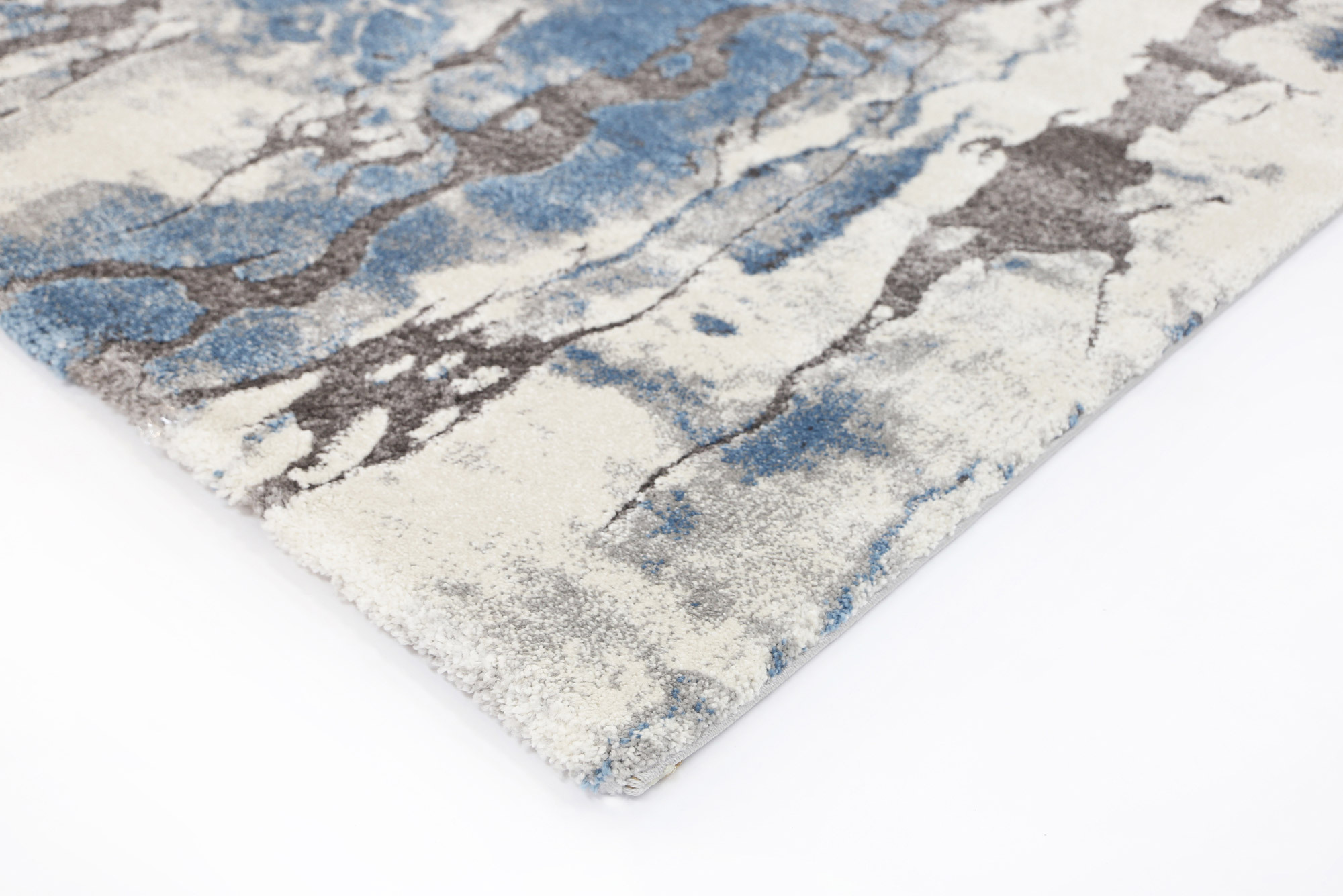 Aloha Blue Marble Pattern Rug