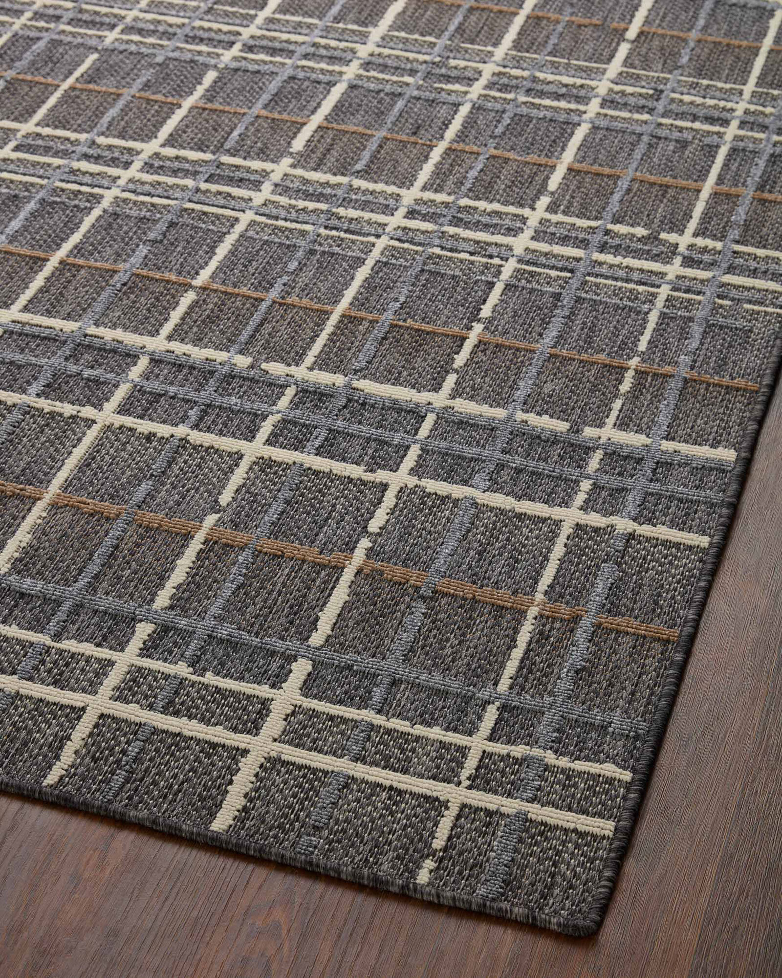 Large View Alfresco Striped Patio Rug