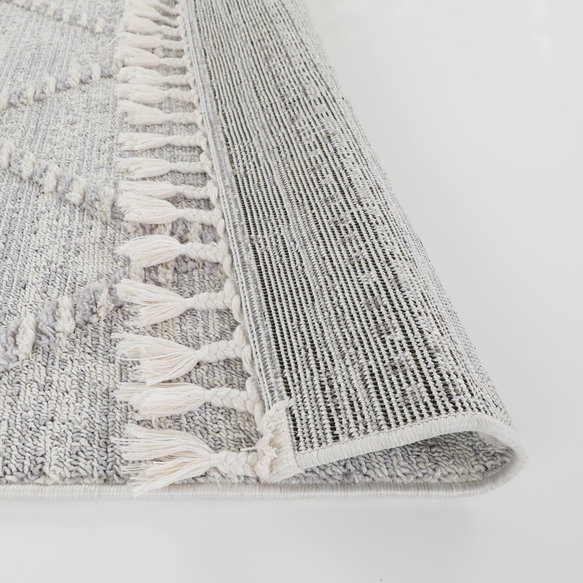 Large View Aroma Fringed Moroccan Rug