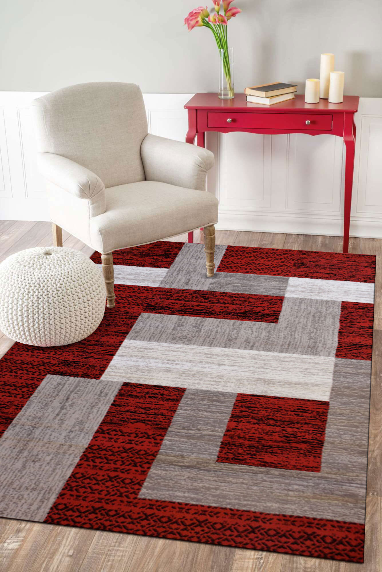 Large View Americo Modern Geometric Rug