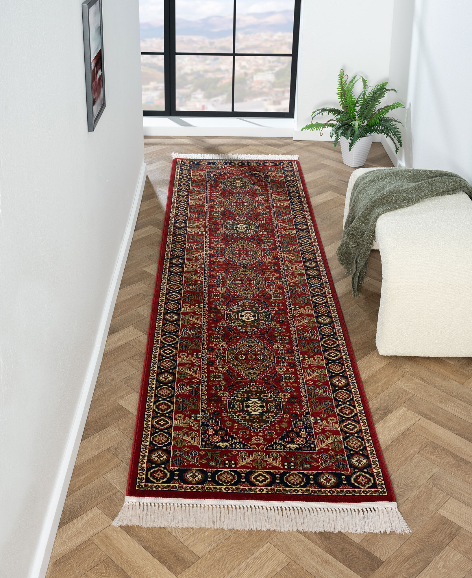 Large View Turkomen Classic Runner Rug