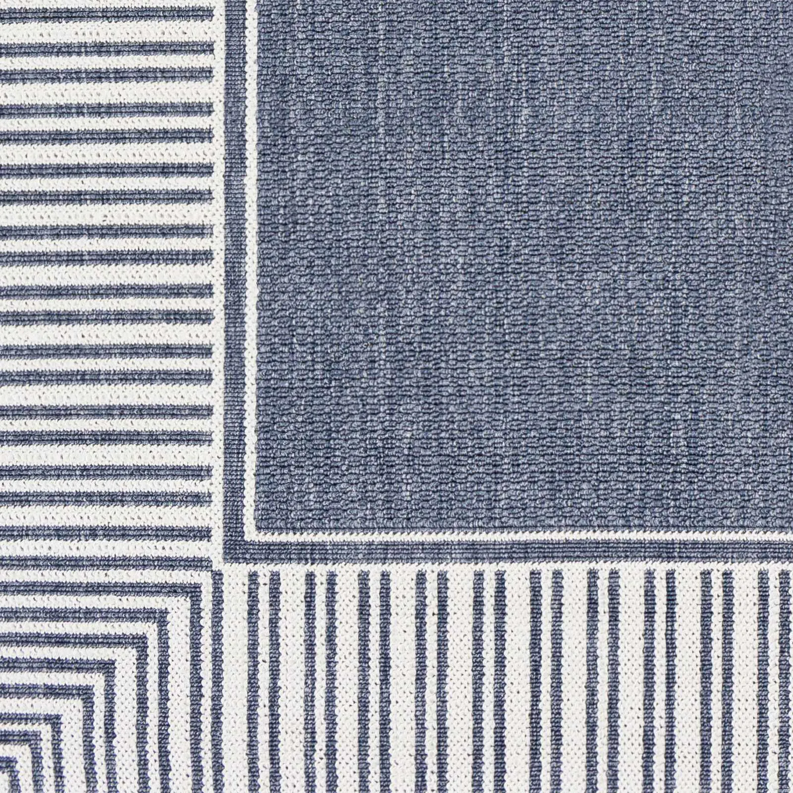 Large View Ambient Blue Indoor Outdoor Rug