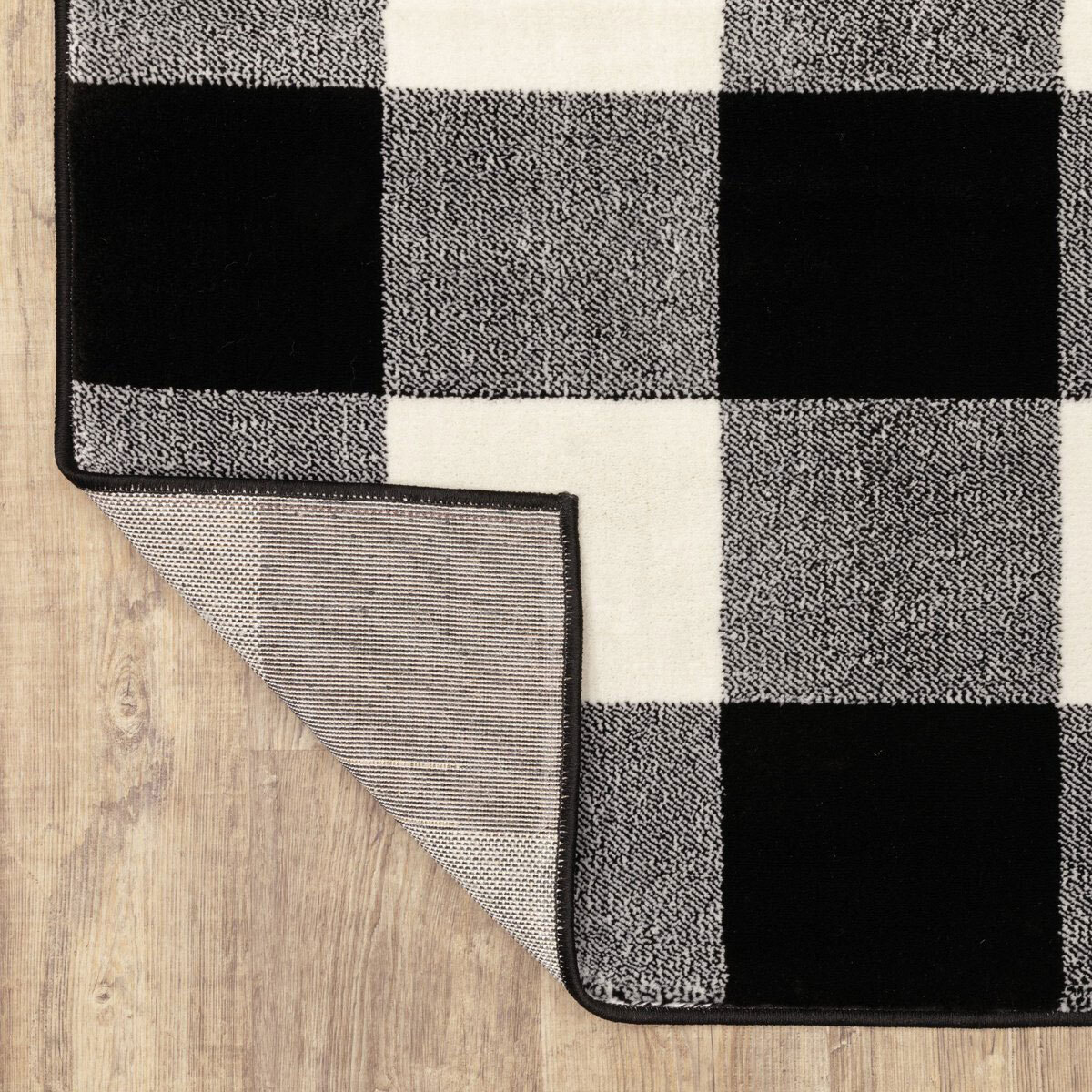 Adel Plaid Check Pattern Rug