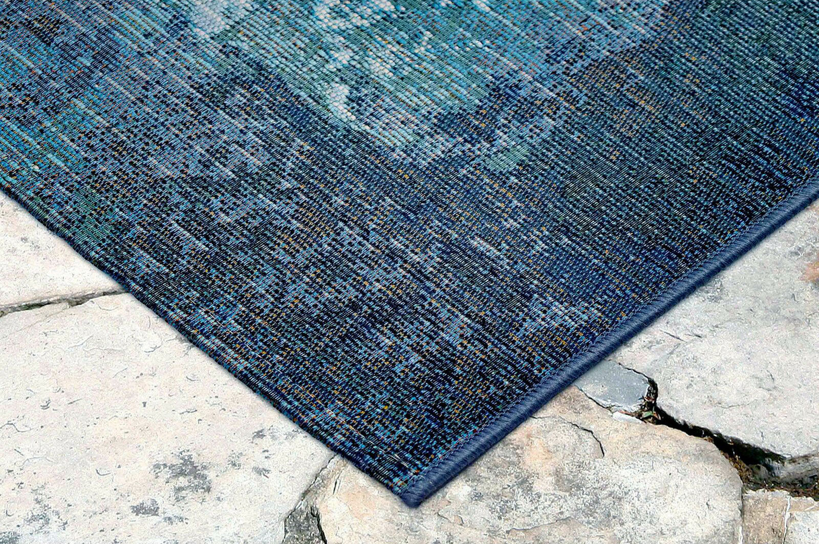 Aperto Transitional Blue Rug