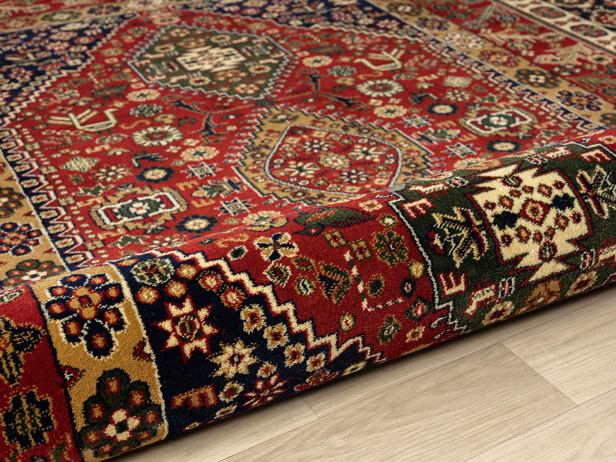 Large View Baloch Medallion Rug