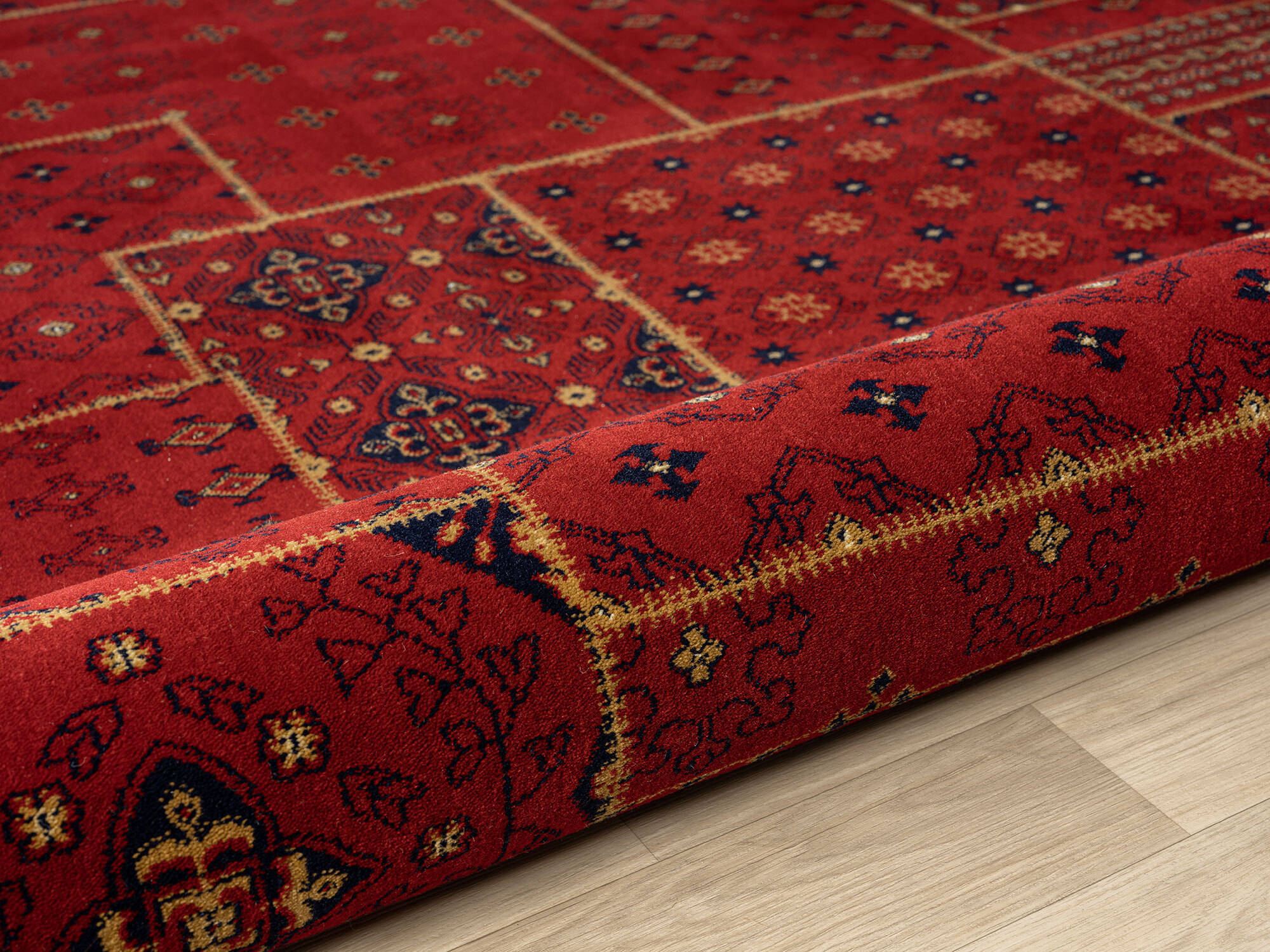 Large View Baloch Patchwork Rug