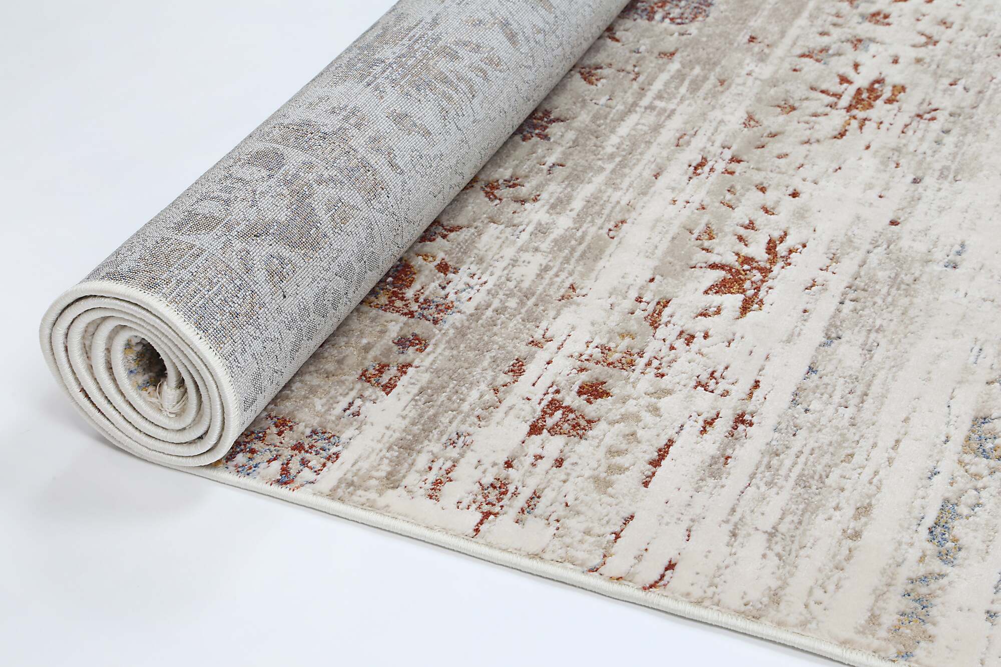 Large View Bari Contemporary Fringed Rug