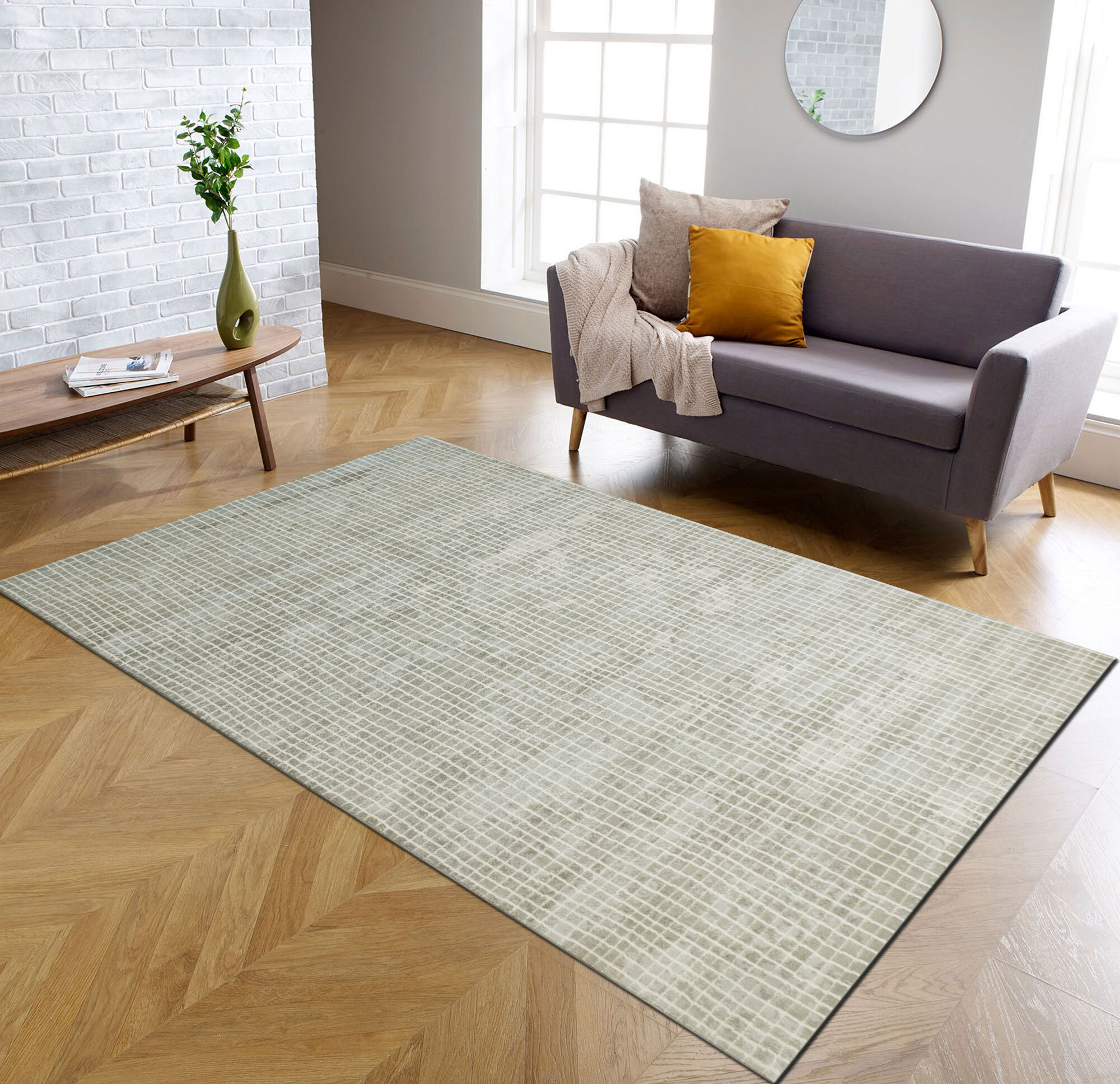 Brigitte Contemporary Striped Rug