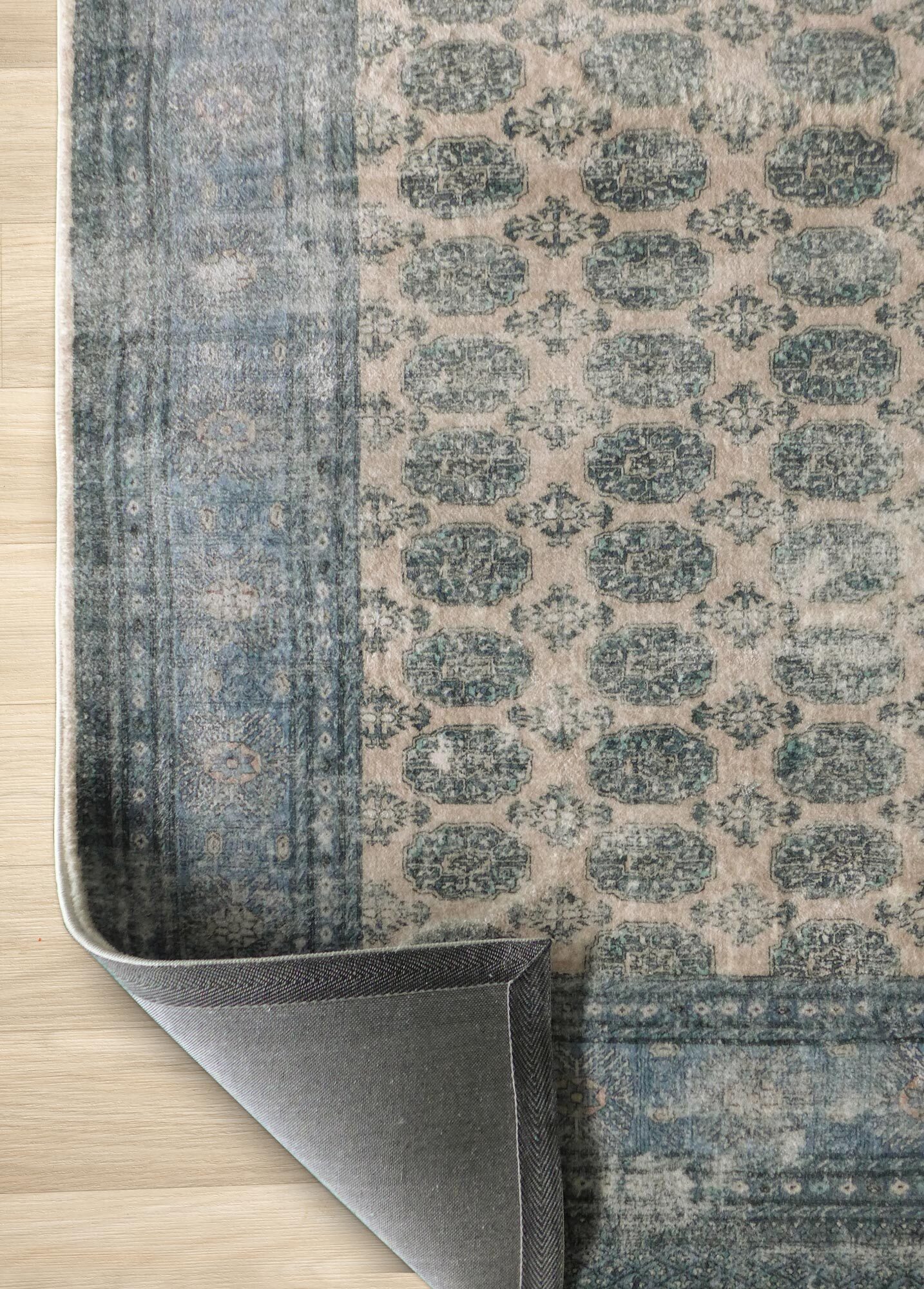 Large View Cato Traditional Geometric Rug