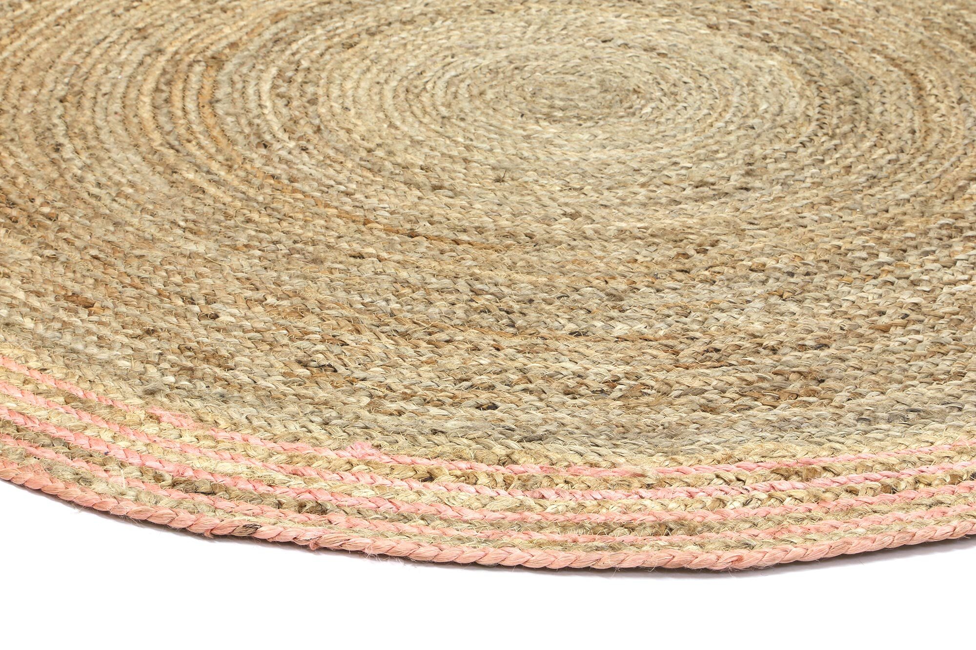 Large View Carmel Hand Woven Jute Rug