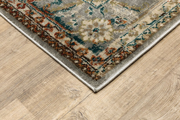 Large View Caleb Transitional Medallion Rug